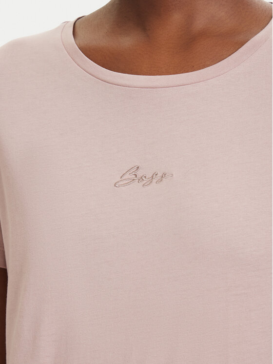 BOSS BOSS Футболка C_Elove 50554696 Світло-рожевий Slim Fit