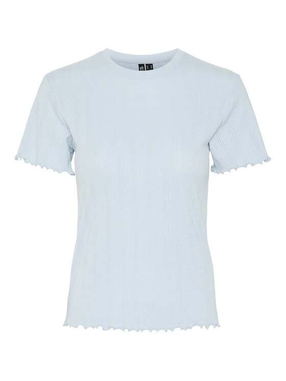 Pieces Pieces Футболка Fia 17155480 Блакитний Regular Fit