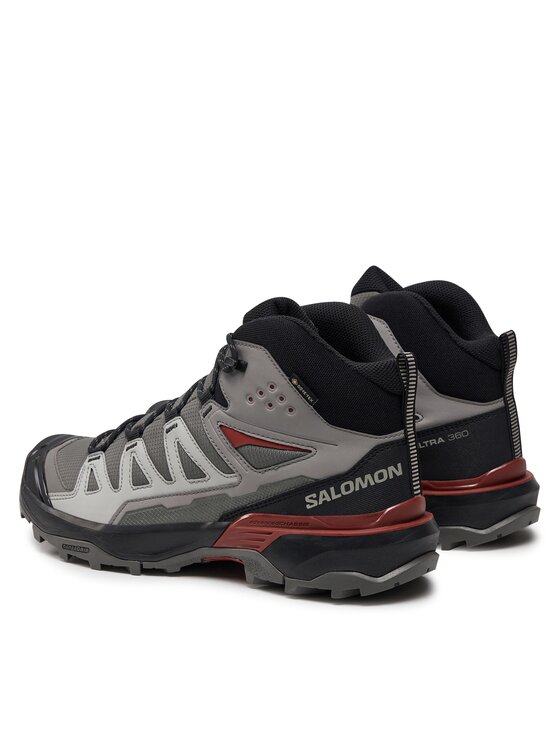 Salomon Trekingová obuv Salomon X Ultra 360 Mid GORE-TEX L47447800 Sivá