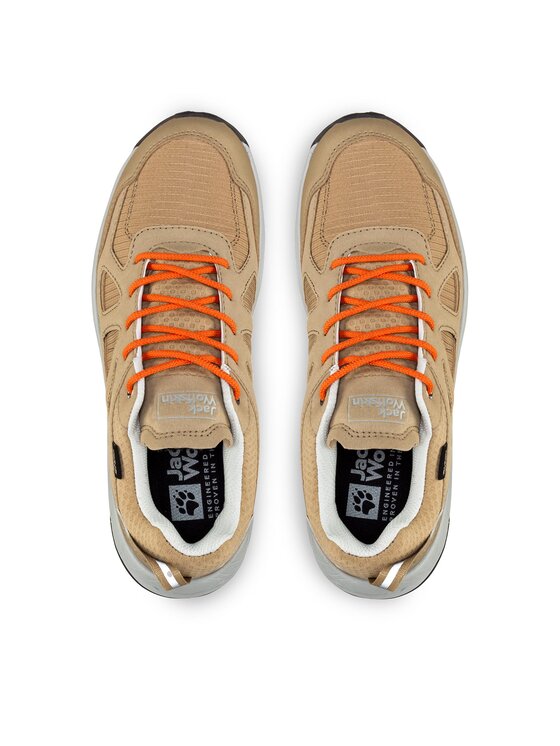 Jack Wolfskin Trekingová obuv Jack Wolfskin Woodland 2 Texapore Low W 4051341 Béžová