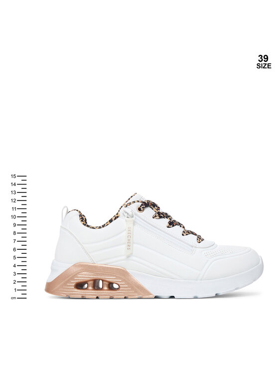Skechers Sneakers Skechers UNO Lite 2.0 - Leopard Stride 310708L/WHT Bianco