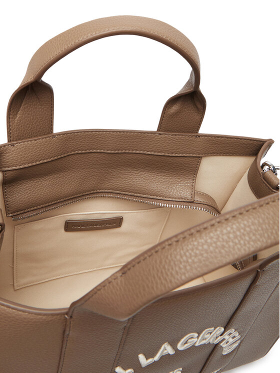 KARL LAGERFELD Ročna torba KARL LAGERFELD B1W30041 Rjava
