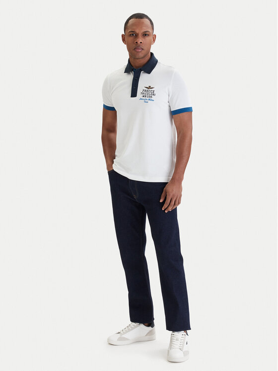 Aeronautica Militare Aeronautica Militare Polo 261PO1908UP00191 Blanco Slim Fit