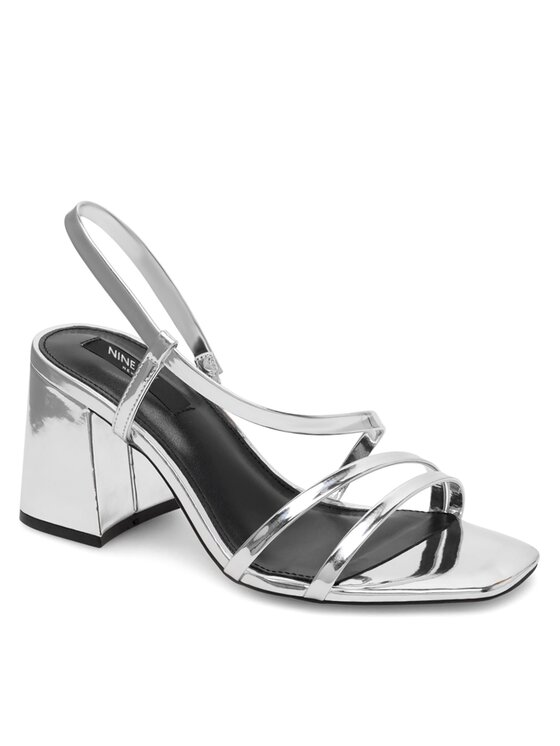 Nine West Sandale Nine West WFA2642-1 Srebrna