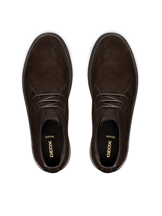 Geox Kotníková obuv Geox U Massimiano U46H9A 00022 C6006 Hnědá