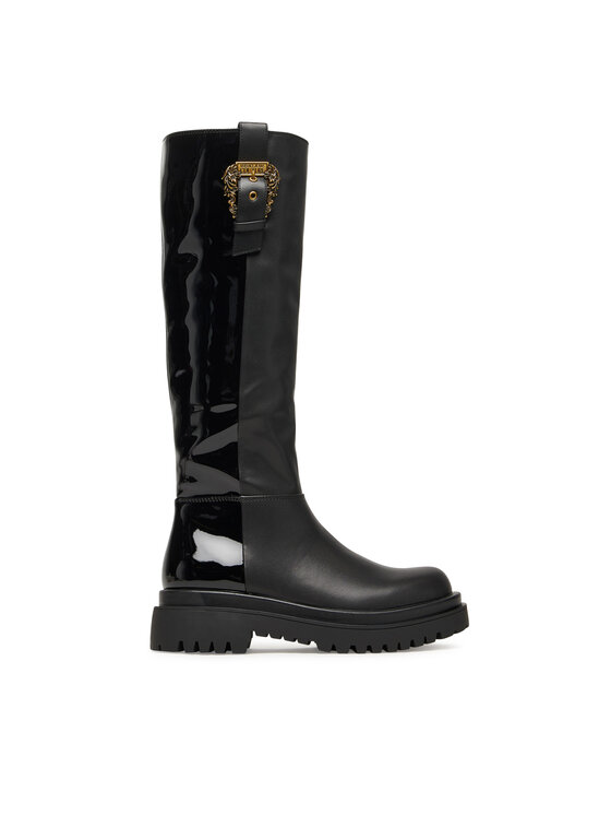 Versace Jeans Couture Чоботи Versace Jeans Couture 79VA3S65 Чорний