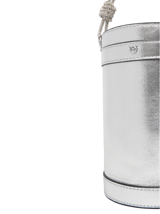PINKO Сумка PINKO Mini Bucket Manico 25-26 PLTT 105910 Срібний