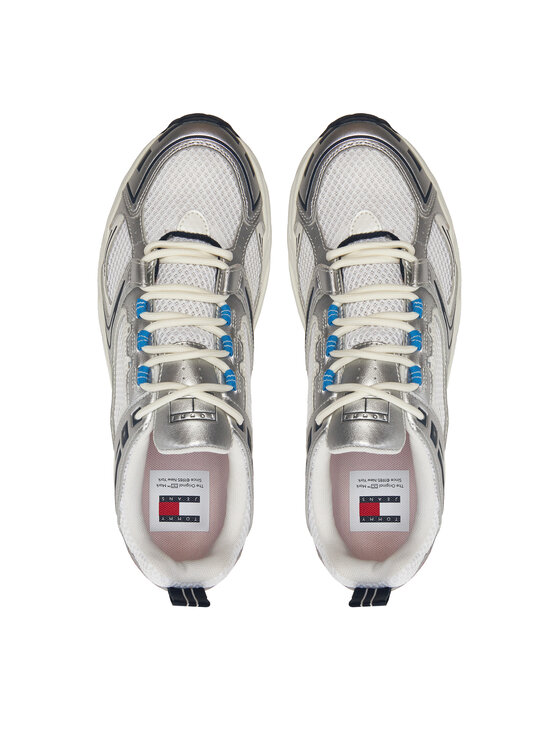 Tommy Jeans Сникърси Tommy Jeans Archive Retro Runner EM0EM01486 Сребрист