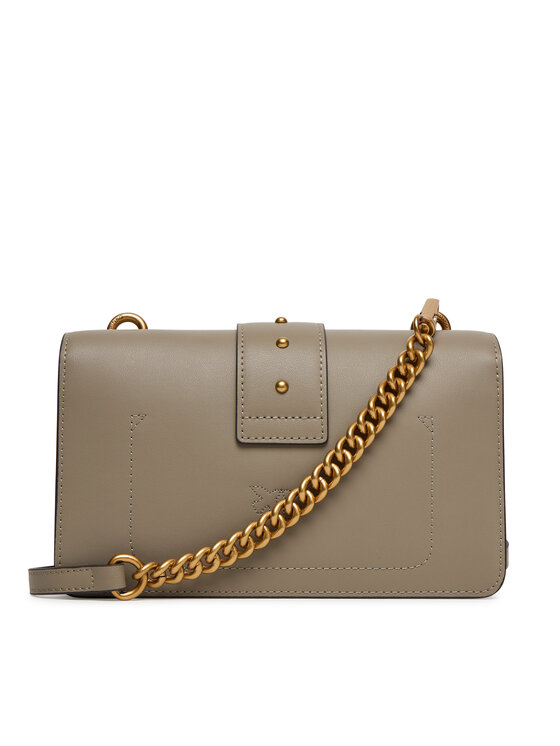 PINKO Τσάντα PINKO Love One Mini ST.CL Al 25-26 PLTT 105856 A0F1 Γκρι