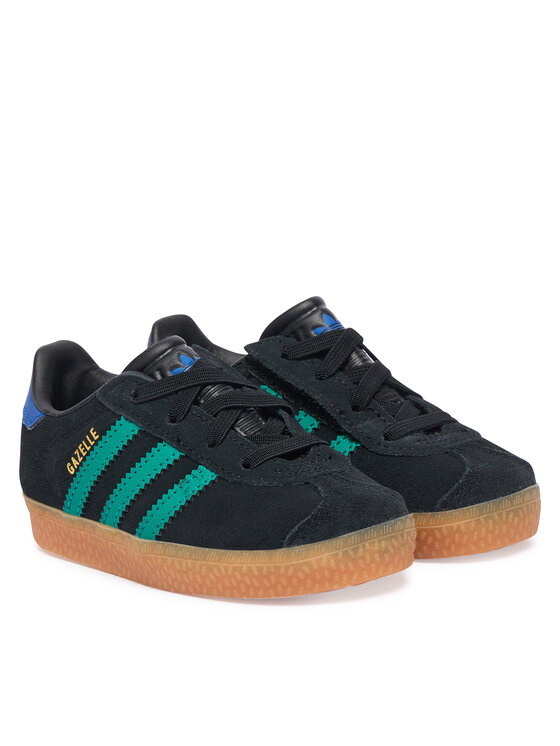 adidas Снікерcи adidas Gazelle Comfort Closure Elastic Lace KI7139 Чорний