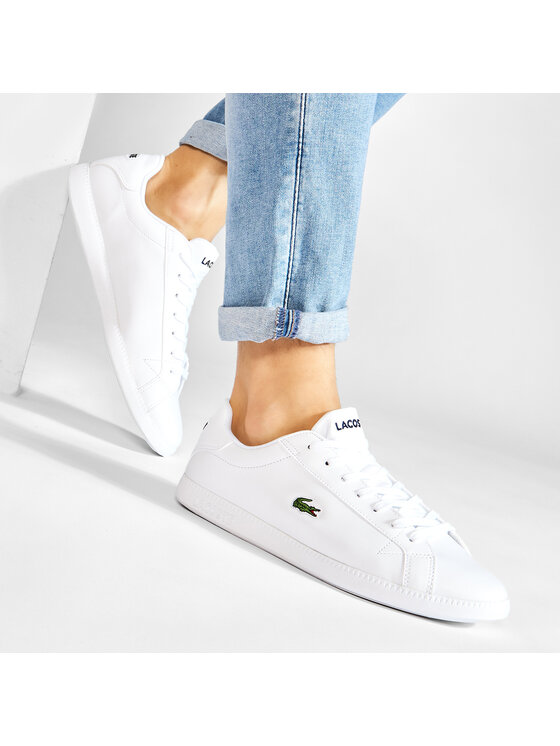 Lacoste Снікерcи Lacoste Graduate Bl 1 SMA 737SMA005321G Білий