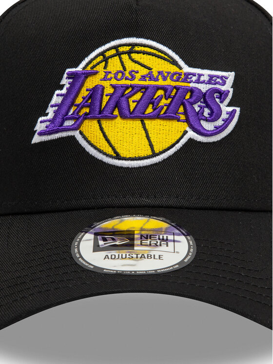 New Era Șapcă New Era Los Angeles Lakers NBA Patch A-Frame 60595228 Negru