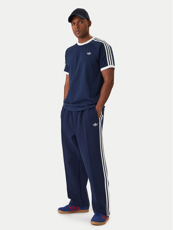 adidas adidas Футболка 3-Stripes KE3536 Cиній Regular Fit