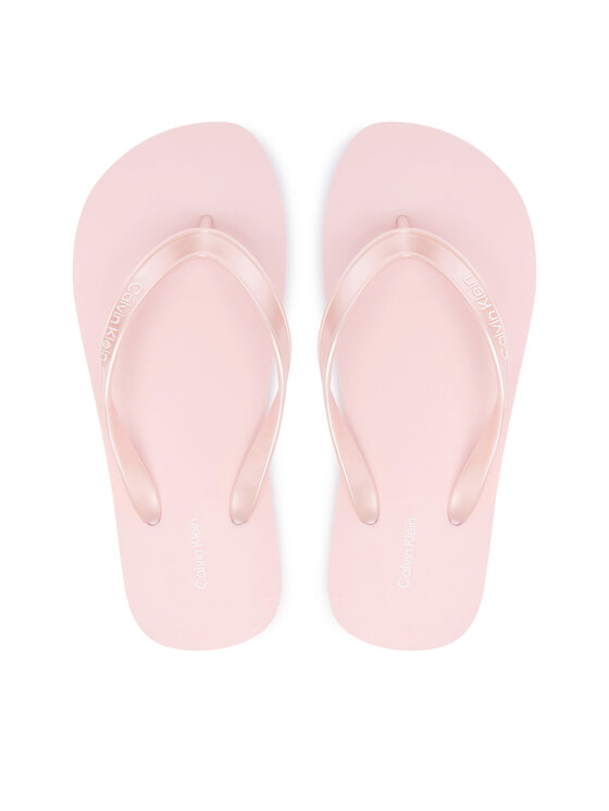 Calvin Klein Flip-flops Calvin Klein Flip Flop Tpu Metallic HW0HW02956 Világos rózsaszín
