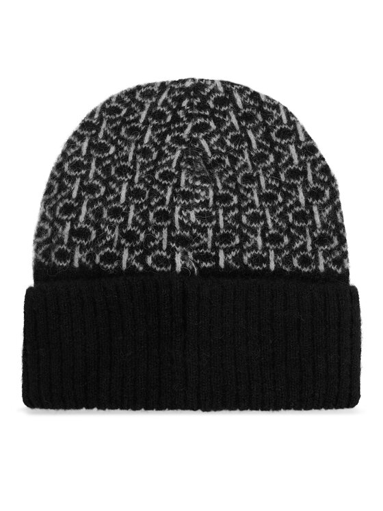 Calvin Klein Čiapka Calvin Klein Monogram Fold K60K612595 Čierna