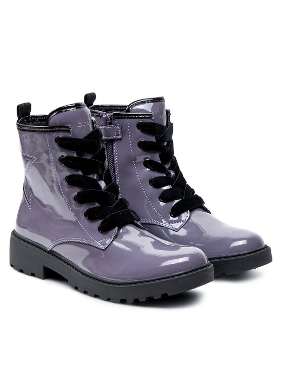 Geox Zimski škornji Geox Jr Casey J9420G 000HH C8016 S Vijolična