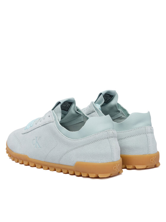 Calvin Klein Superge Calvin Klein Low Profile Run Mg Sue Db Laces HW0HW03150 Svetlo modra