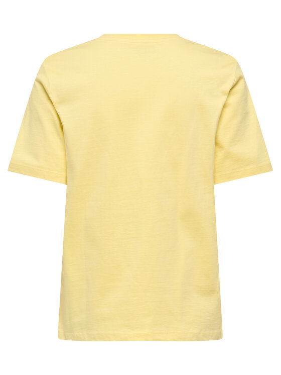 ONLY ONLY Camiseta Freja 15367970 Amarillo Regular Fit