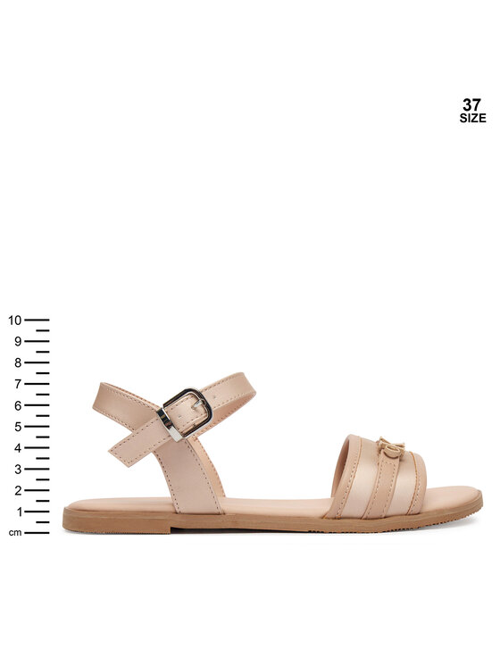 Calvin Klein Sandale Calvin Klein Velcro Sandal V3A2-83248-1906 D Bej