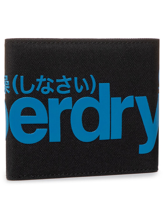 Superdry Πορτοφόλι Superdry 2 Popper Wallet M9810035A Μαύρο