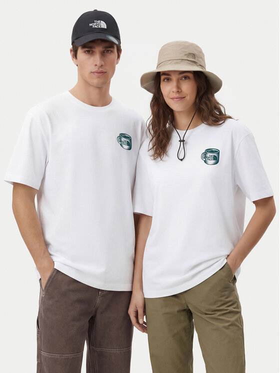 The North Face The North Face Camiseta NF0A8JAA Blanco Relaxed Fit