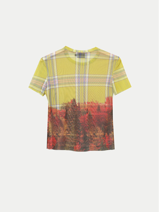 Desigual Desigual Футболка Double 24WWTK27 Кольоровий Slim Fit
