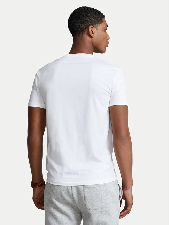 Polo Ralph Lauren Polo Ralph Lauren Футболка 710671453008 Білий Custom Slim Fit
