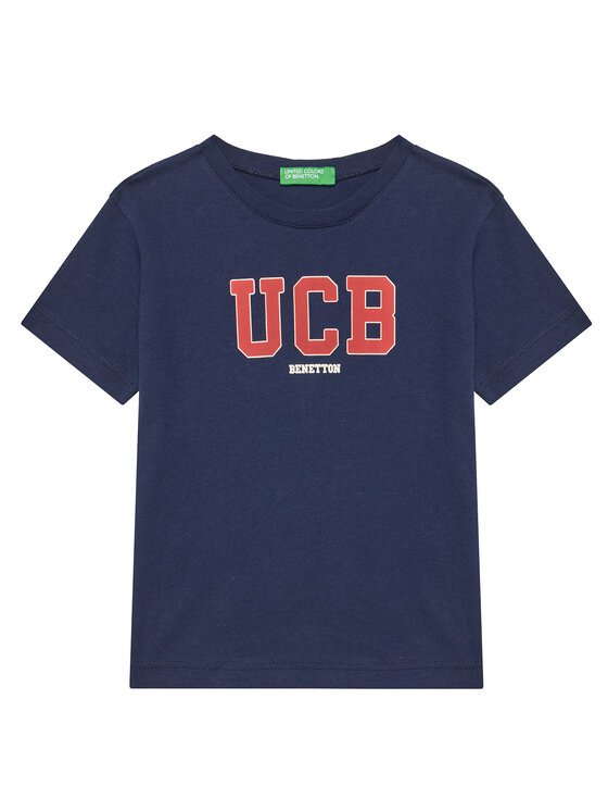 United Colors Of Benetton United Colors Of Benetton Футболка 3I1XG10HT Cиній Regular Fit