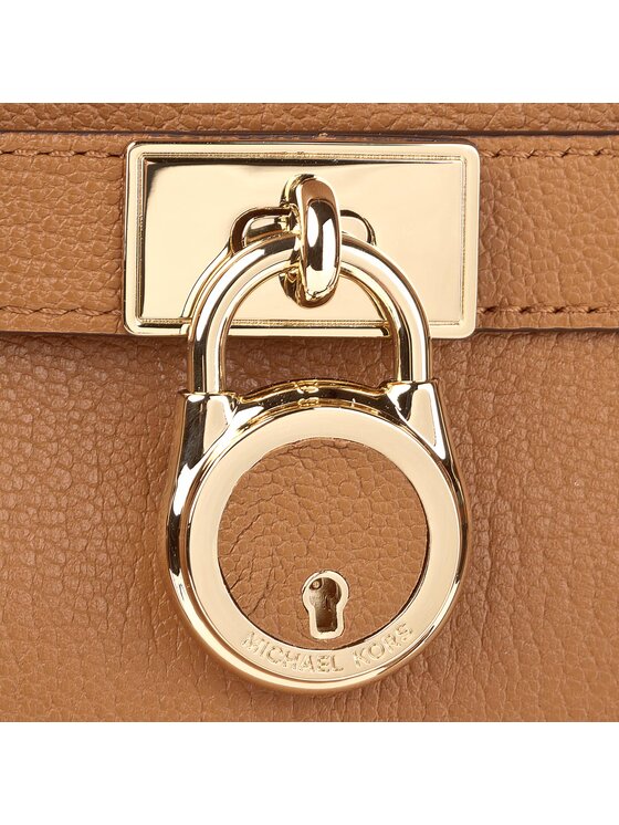 Michael Kors Ročna torba Michael Kors Hamilton 30H7GHMT4L Rjava