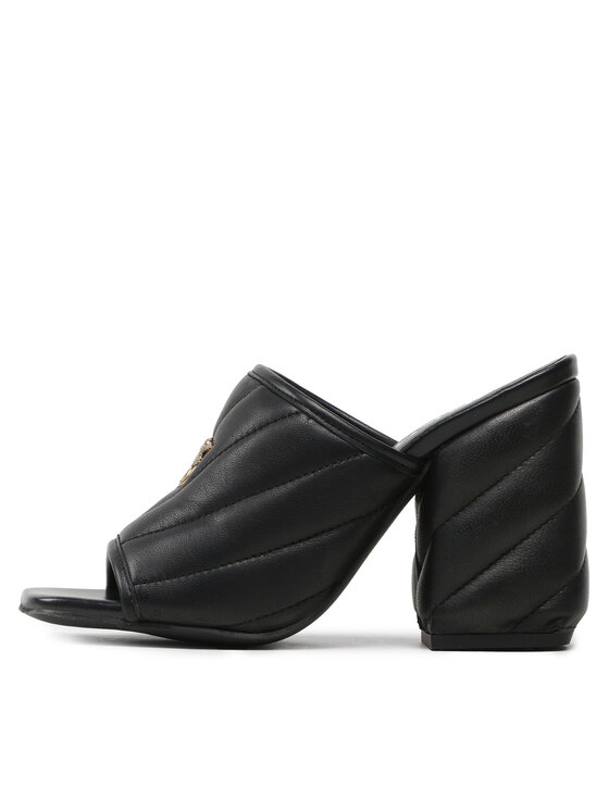 PINKO Šľapky PINKO Martine Sabot Nappa Trapuntata PE 23 BLKS1 100666 A0O0 Čierna