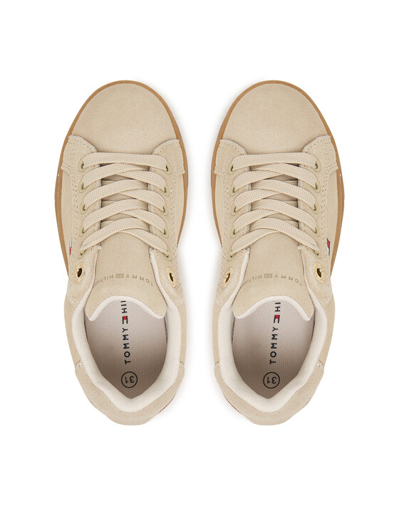 Tommy Hilfiger Sneakersy Tommy Hilfiger Jade T3A9-35098-1429 M Beżowy
