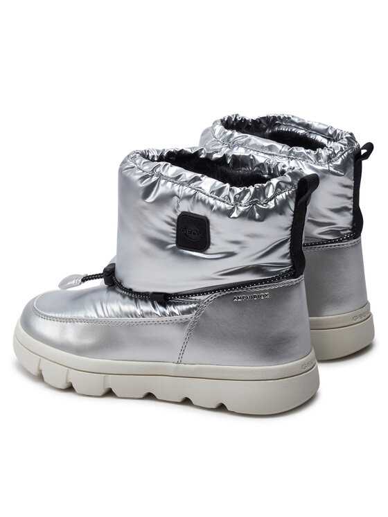 Geox Čizme za snijeg Geox J WILLABOOM GIRL B A J46HWE 0LVNF C0474 S Srebrna