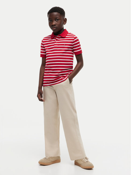Tommy Hilfiger Tommy Hilfiger Polo Flag KB0KB09103 Rojo Regular Fit
