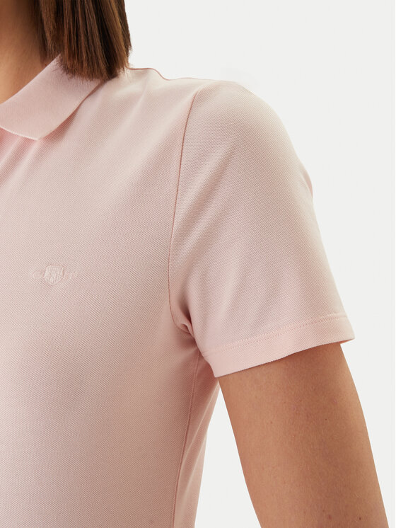 Gant Gant Pólóing 4201535 Rózsaszín Slim Fit