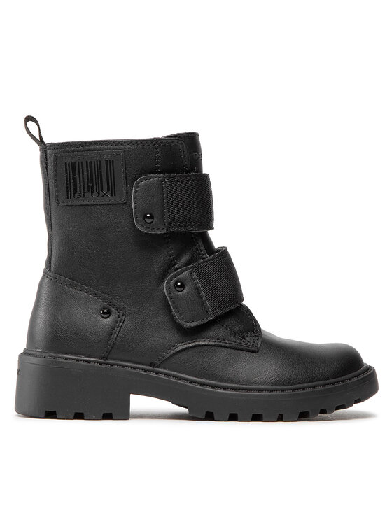 Geox Škornji Geox J Casey G. A J2620A 000BC C9999 S Črna
