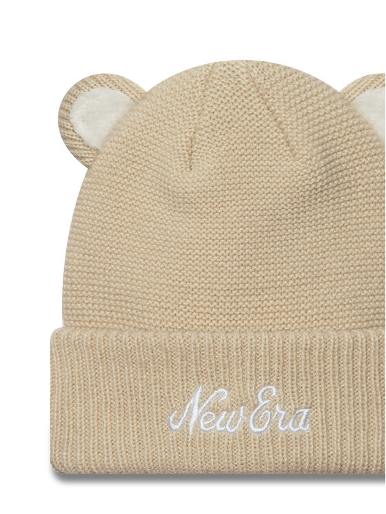 New Era Cepure New Era Teddy Bear Ears Cuff Knit Beanie 60580874 Bēšs