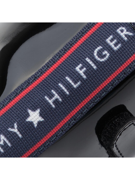 Tommy Hilfiger Csizma Tommy Hilfiger Lace-Up Bootie T4A5-30445-0765 M Fekete