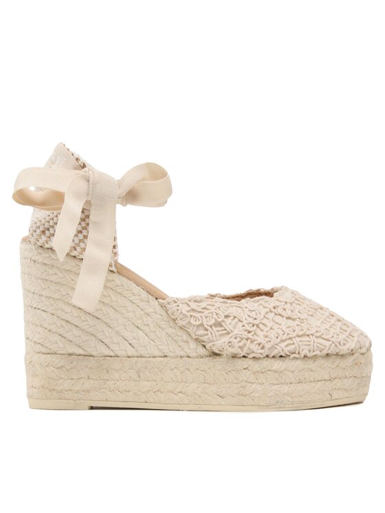 Manebi Εσπαντρίγιες Manebi Wedge Espadrilles G 4.3 WV Μπεζ