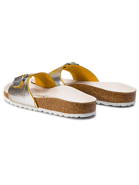 Birkenstock Natikači Birkenstock Madrid Rivet Logo 1012960 Srebrna