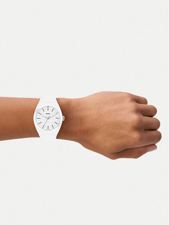 Fossil Pulkstenis Fossil Everett FS6176 Balts