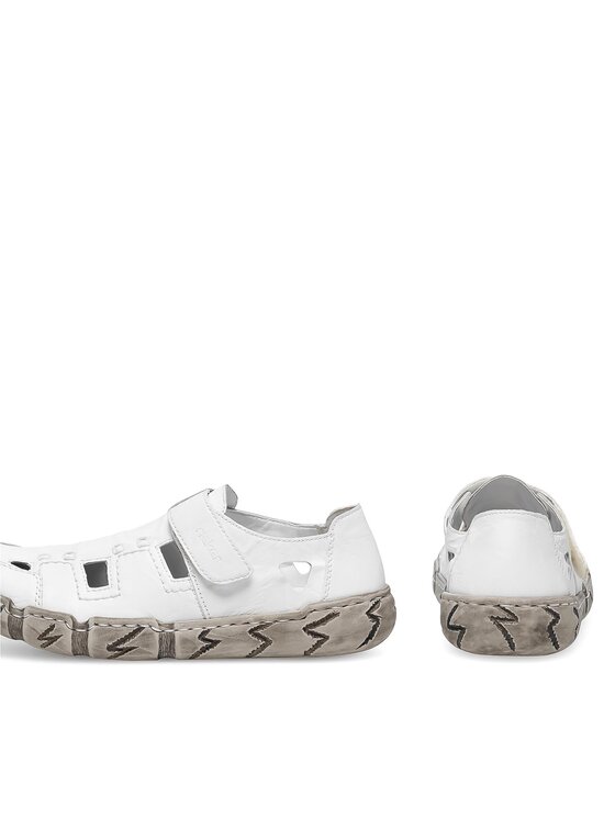 Rieker Polobotky Rieker L0362-80 Bílá