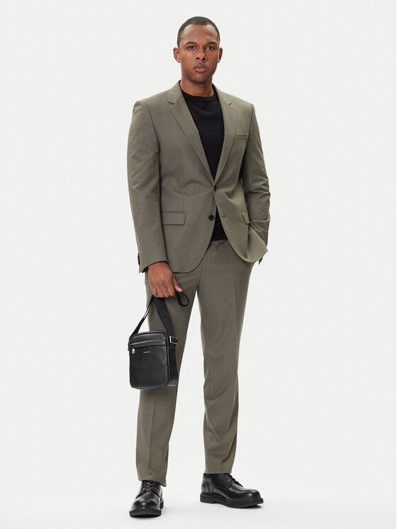 Calvin Klein Torbica za okrog pasu Calvin Klein Raised Reporter LV04D3160G Črna