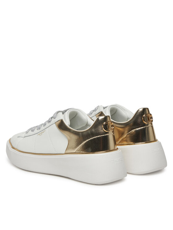 TWINSET Sneakersy TWINSET 251TCP042 Biały