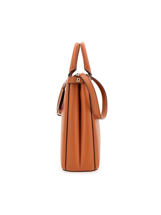 Дамска чанта Guess Eco Angy (EVG) HWEVG8 96523 Кафяв | Obuvki.bg
