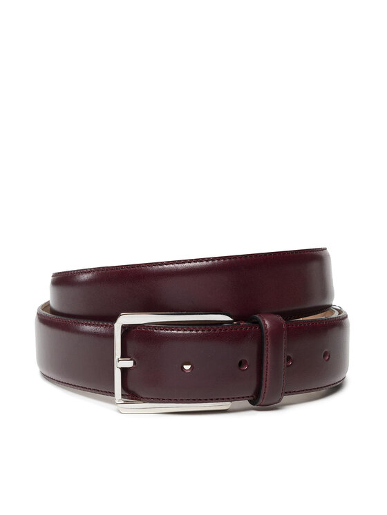 BOSS Чоловічий ремінь Boss T-Leo-St 50461560 Бордовий