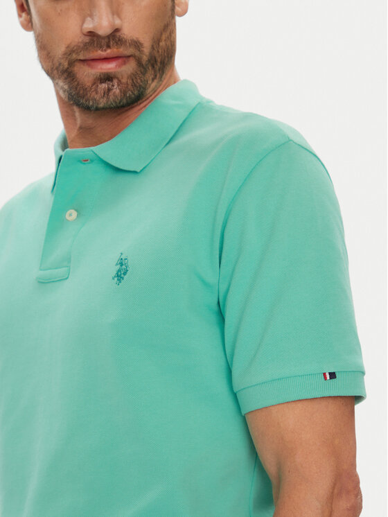U.S. Polo Assn. U.S. Polo Assn. Polo majica MUP3312 Modra Regular Fit