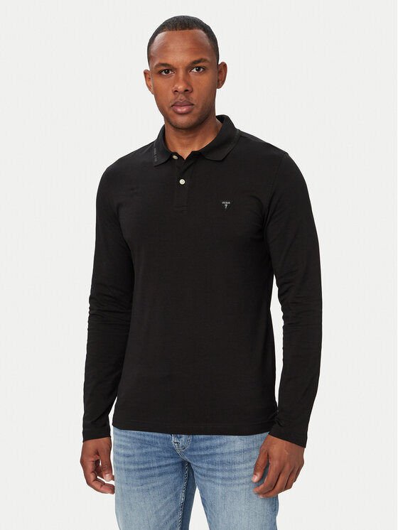 Guess Guess Polo M6YP36 K4395 Negro Extra Slim Fit