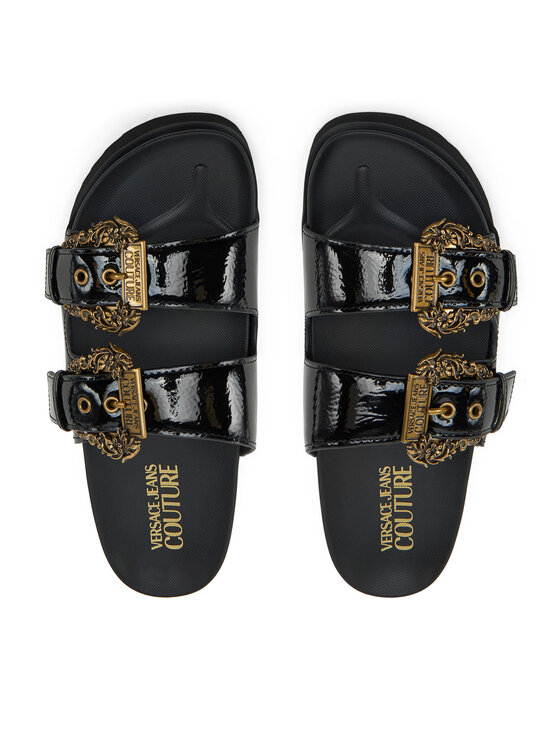 Versace Jeans Couture Papucs Versace Jeans Couture 78VA3SM1 Fekete