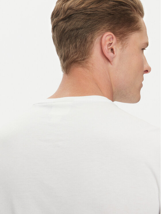 Calvin Klein Calvin Klein T-shirt Linear Ombre K10K114163 Bianco Regular Fit