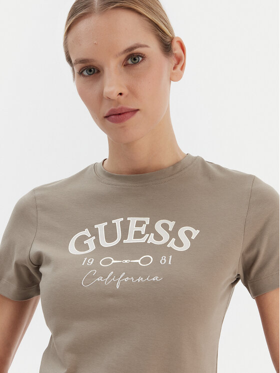Guess Guess Футболка V6RI02 J1314 Бежевий Regular Fit